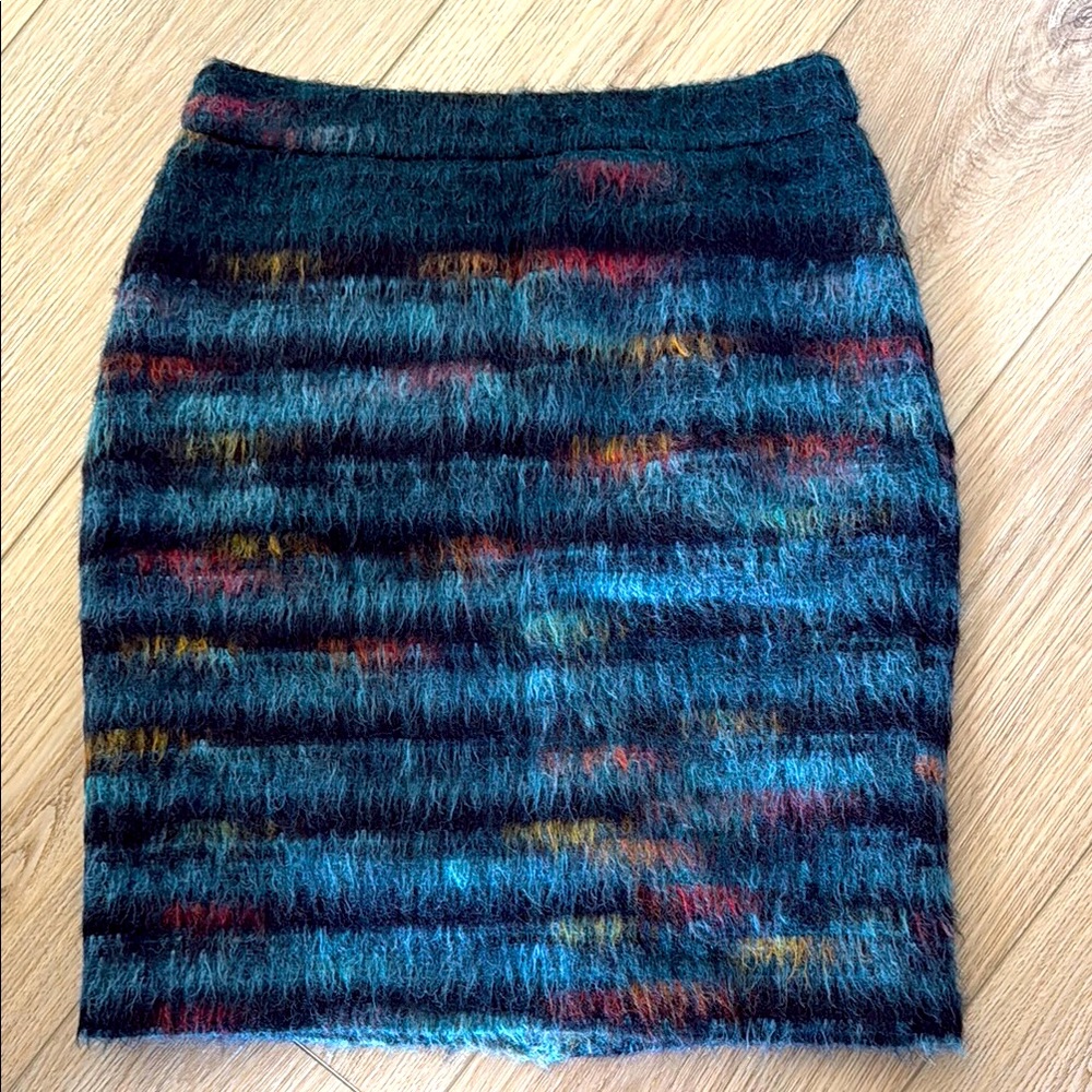 Anthropologie Maeve Mohair Pencil Skirt